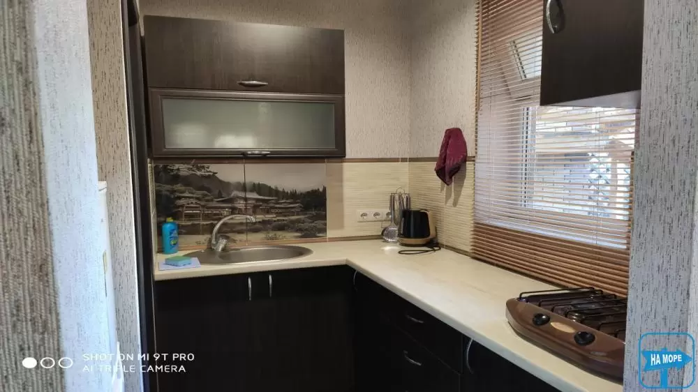 Номер-студио с перегородкой в центральном корпусе. 1 этаж